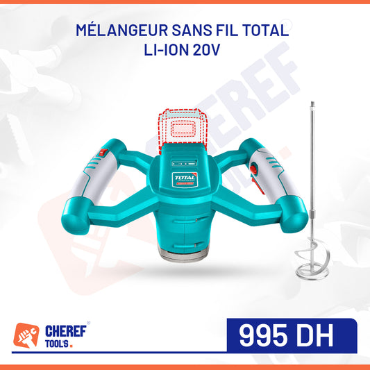 Mélangeur sans fil avec batterie 20V