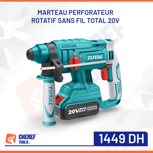Marteau perforateur au lithium-ion 20V-1350tr/min