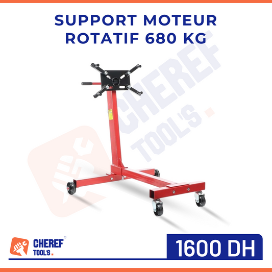Support moteur rotatif 680 kg, idéal pour la rénovation