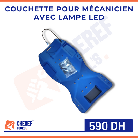 COUCHETTE POUR MÉCANICIEN AVEC LED
