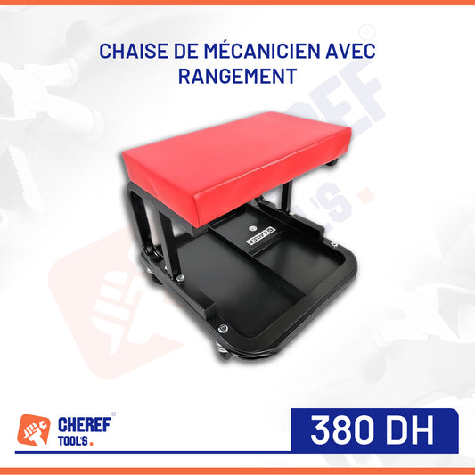 Chaise de Mécanicien avec Rangement